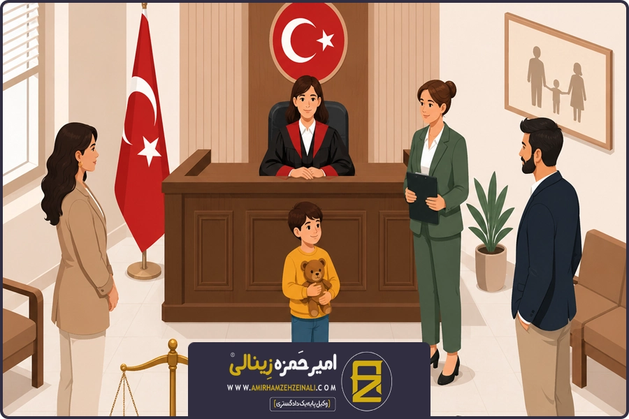 بند پایانی | حضانت فرزند در ترکیه