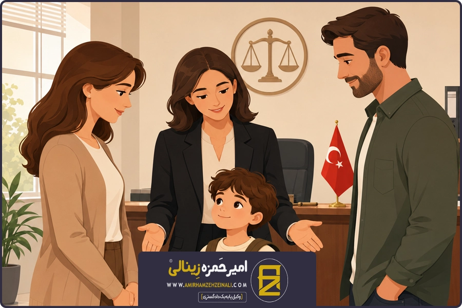 تصویر شاخص | حضانت فرزند در ترکیه