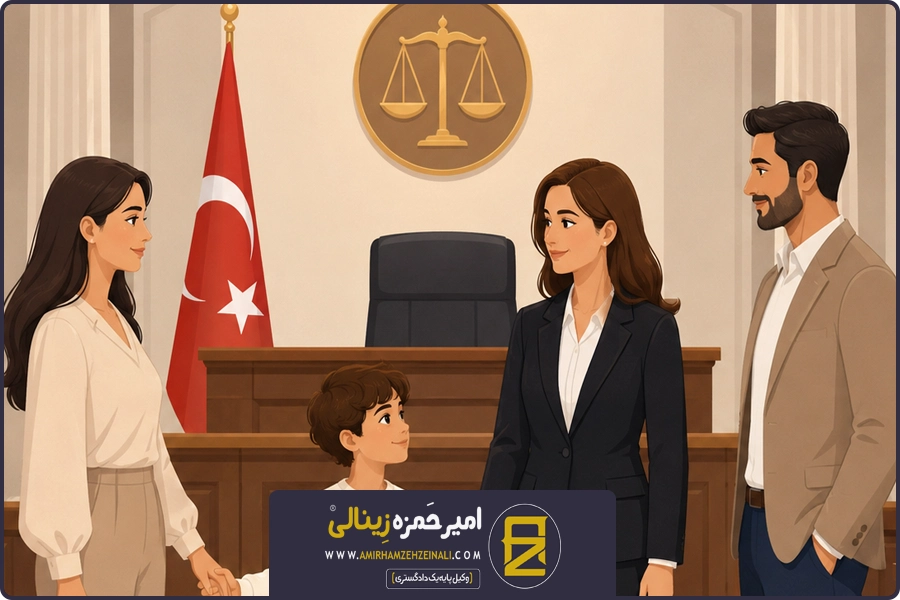 مراحل قانونی حضانت | حضانت فرزند در ترکیه