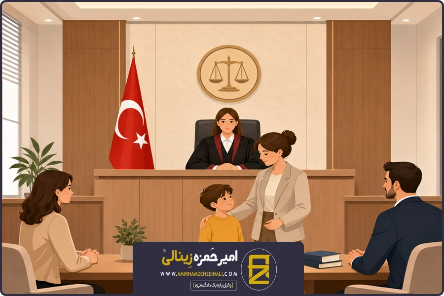 نیاز قطعی به رضایت والد | حضانت فرزند در ترکیه