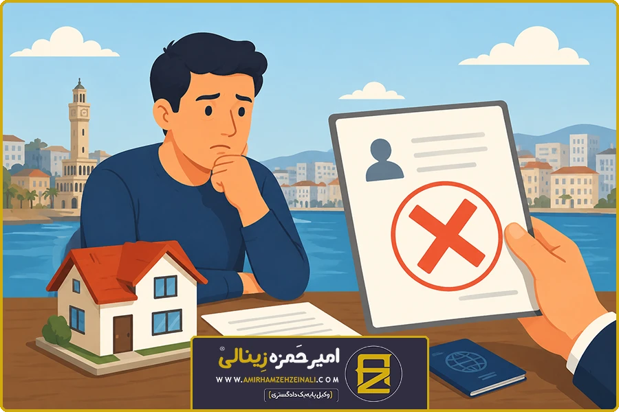وکیل ملکی ازمیر | وکیل ملکی ازمیر؛ دلایل رد درخواست اقامت ترکیه