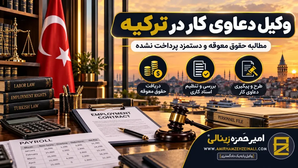 امیر حمزه زینالی | وکیل دعاوی کار در ترکیه